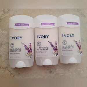 Ivory Lavender Deodorant - 24 HR Protection. Gentle Deordorant